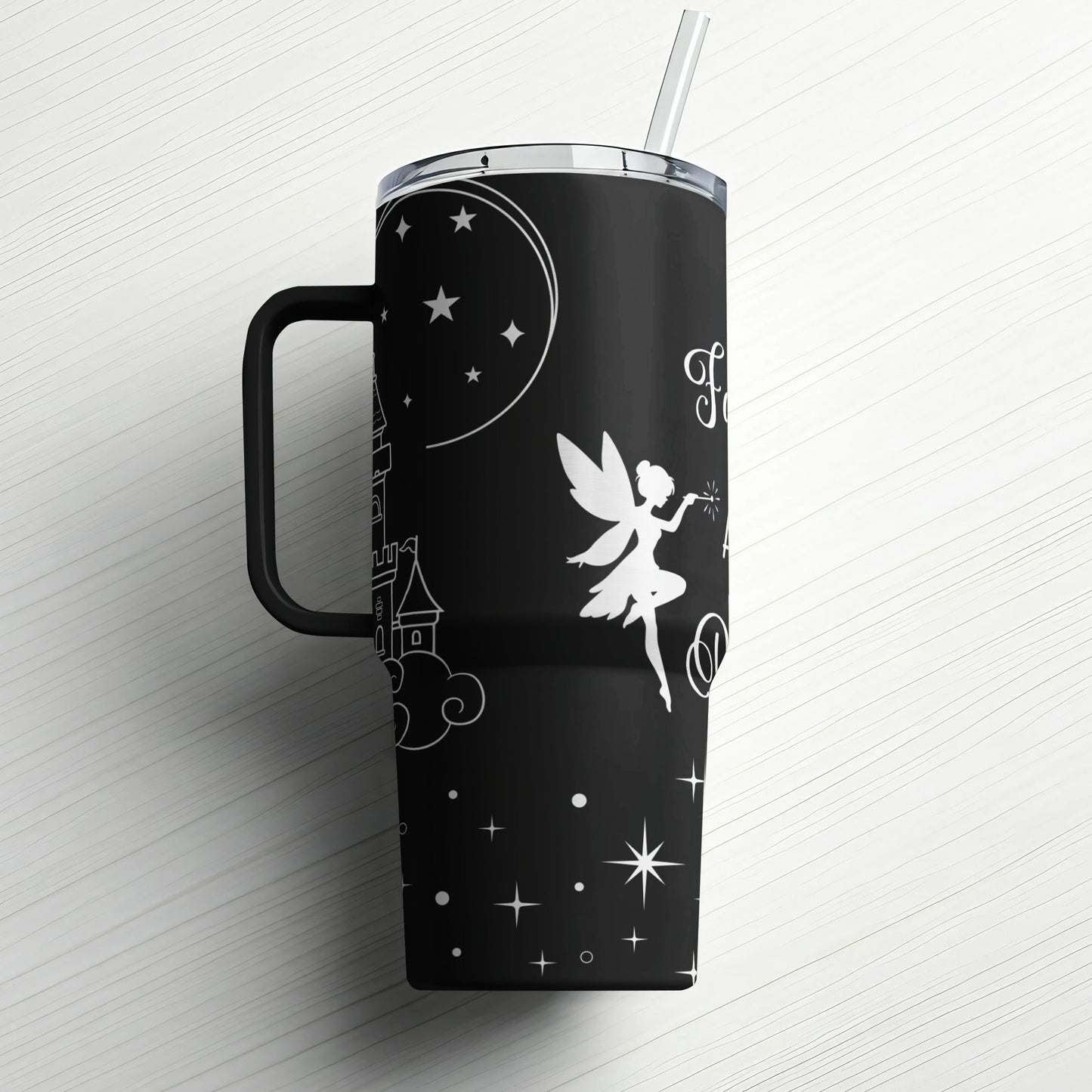 Faith, Trust & Pixie Dust Magical Custom Laser Engraved |Stanley Tumbler