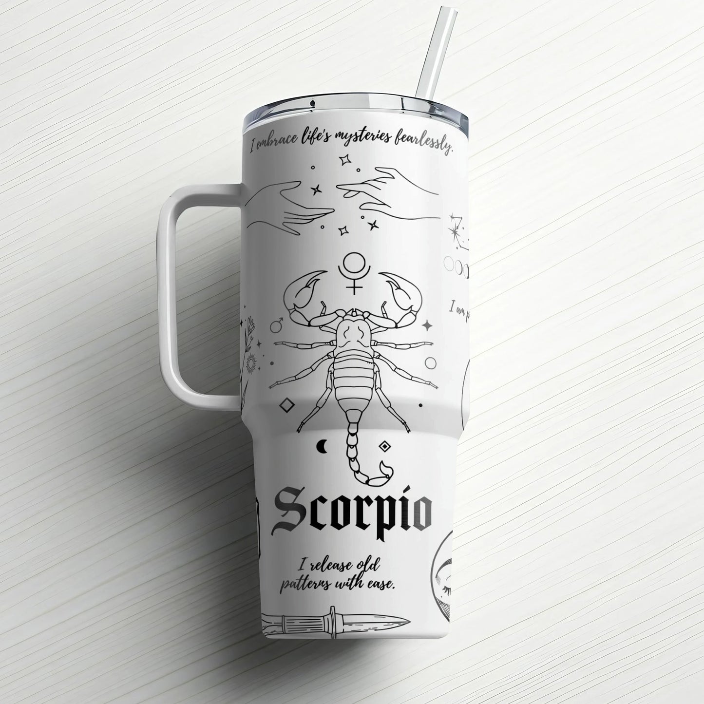 ✨ Zodiac Sign Custom Laser Engraved ✨|Stanley Tumbler