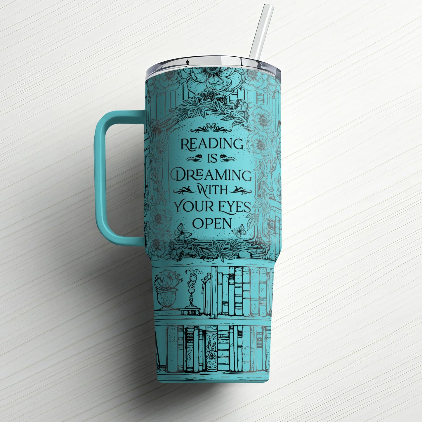 Reading Is Dreaming Custom Laser Engraved |Stanley Tumbler