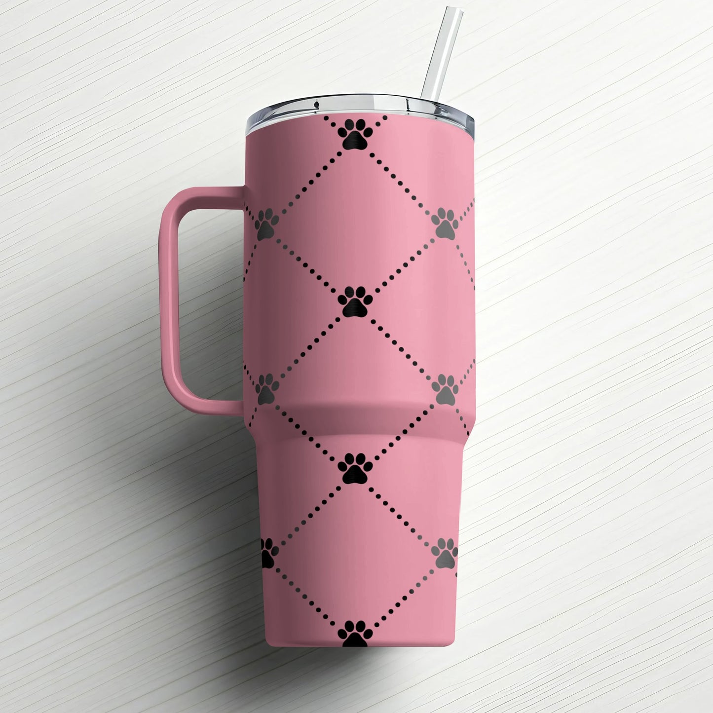 Paw Print Love Custom Laser Engraved |Stanley Tumbler