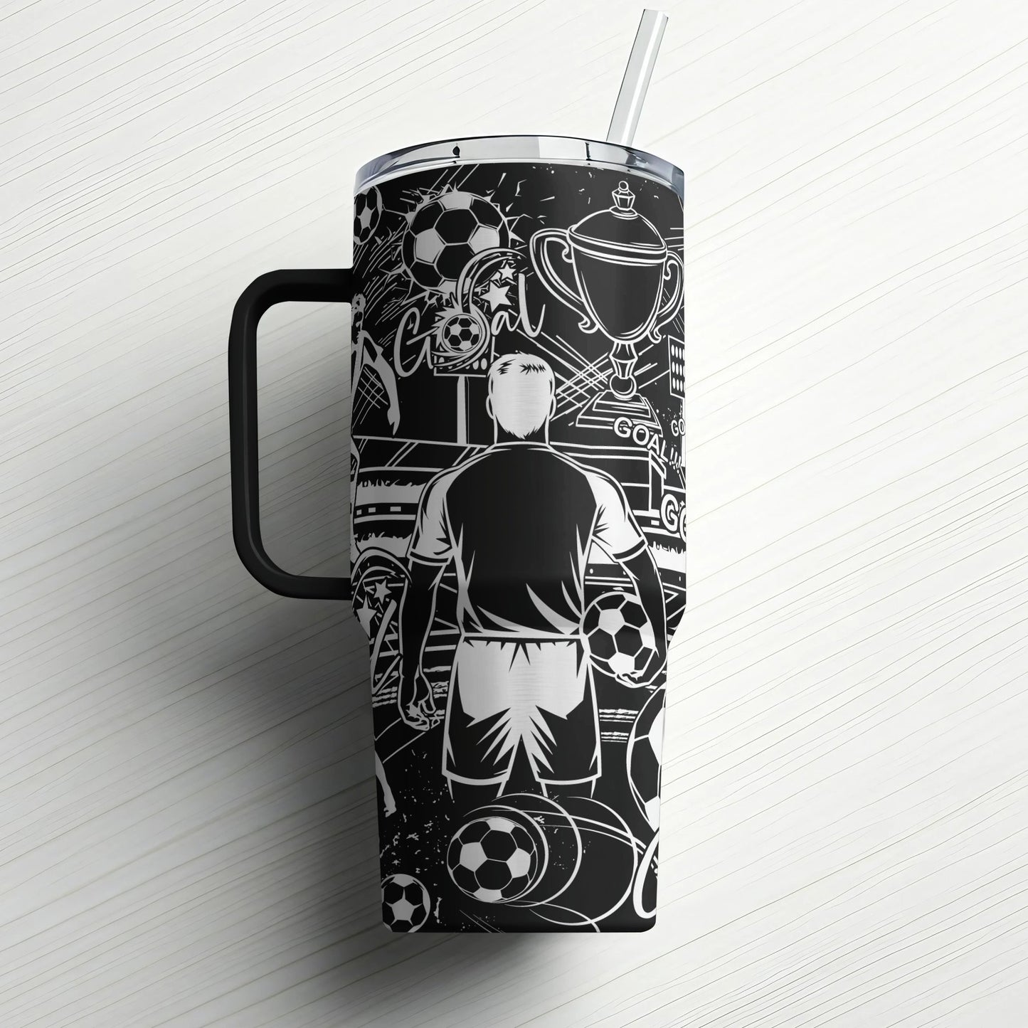 Soccer Life|Custom Laser Engraved Tumbler