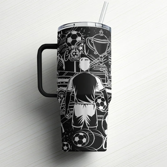 Soccer Life|Custom Laser Engraved Tumbler