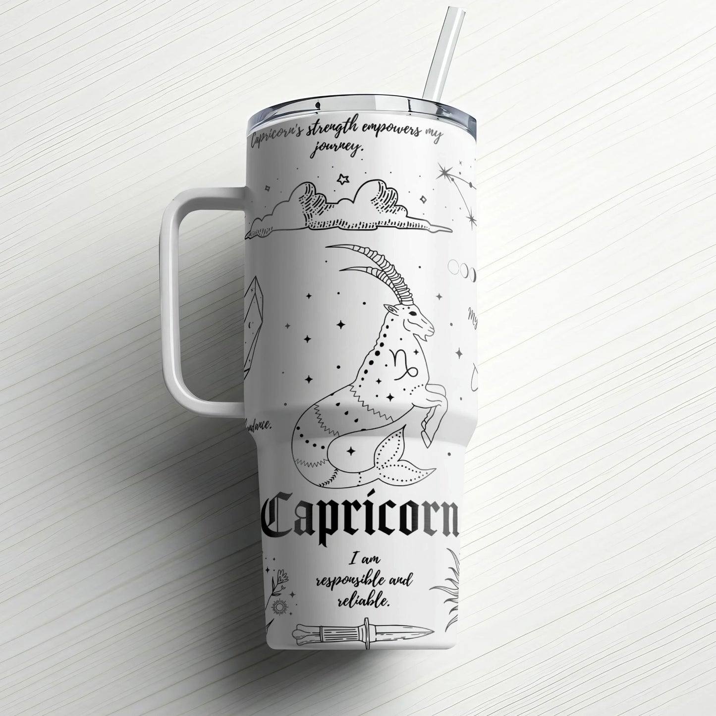 ✨ Zodiac Sign Custom Laser Engraved ✨|Stanley Tumbler