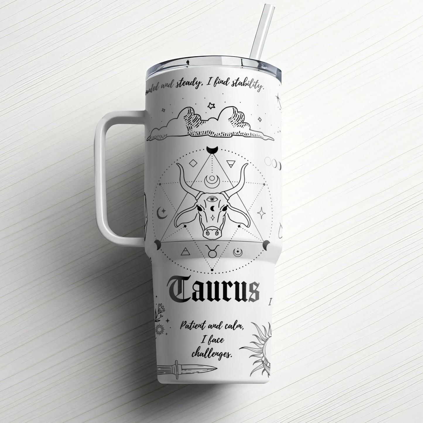 ✨ Zodiac Sign Custom Laser Engraved ✨|Stanley Tumbler