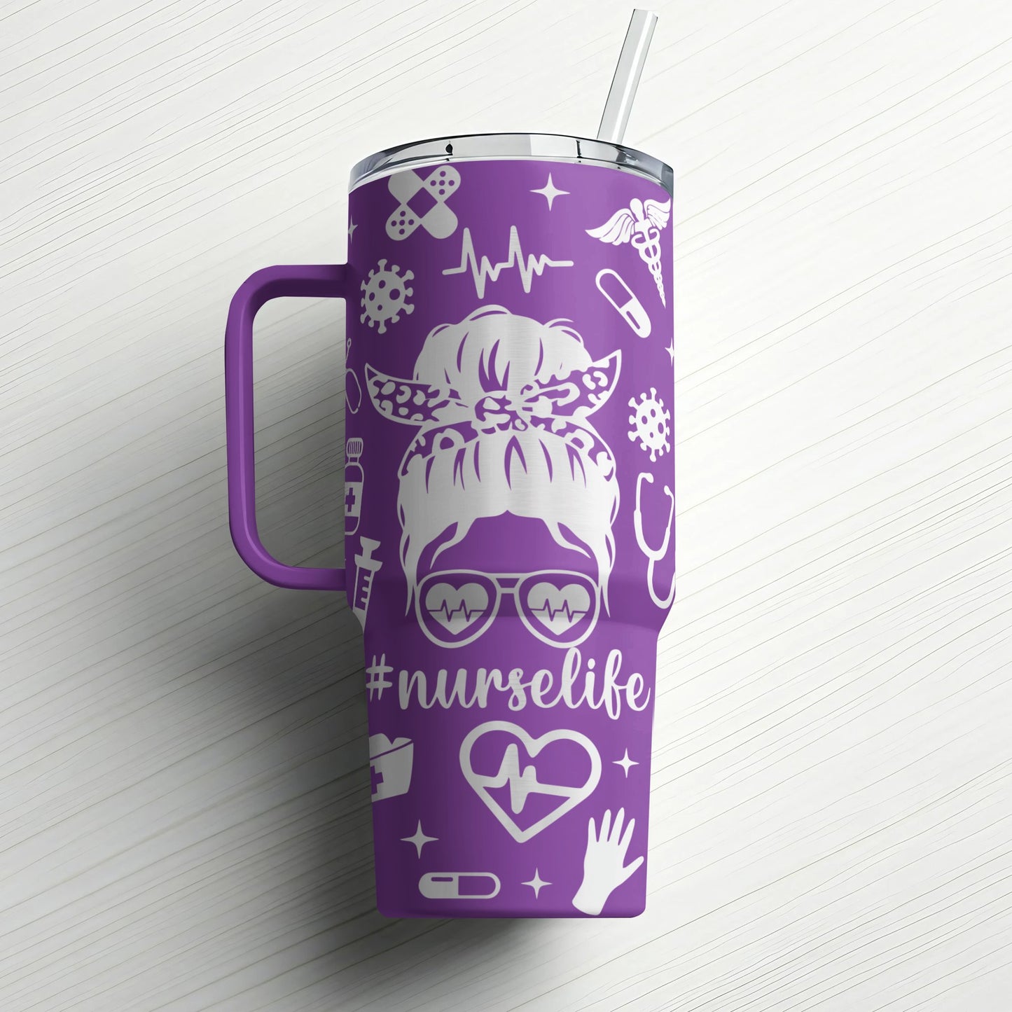 Nurse Life Custom Laser Engraved |Stanley Tumbler