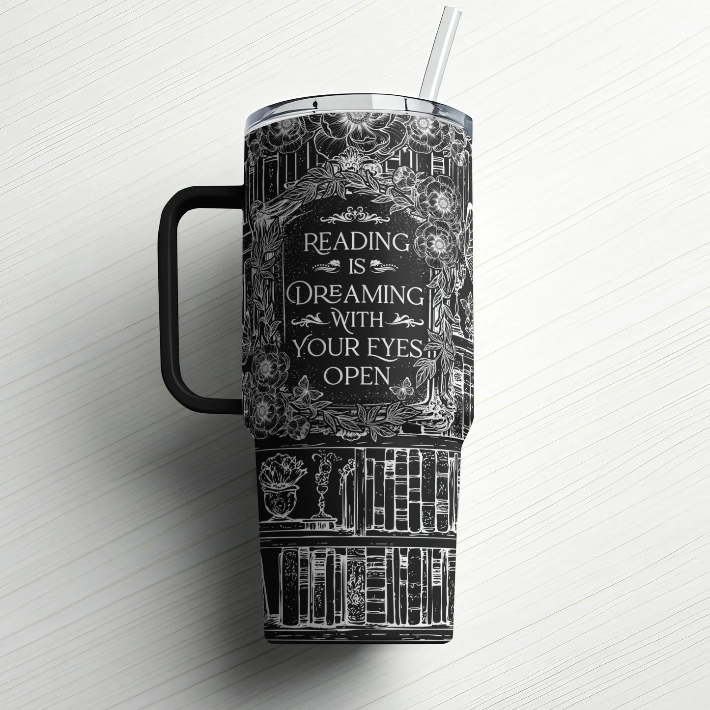 Reading Is Dreaming Custom Laser Engraved |Stanley Tumbler