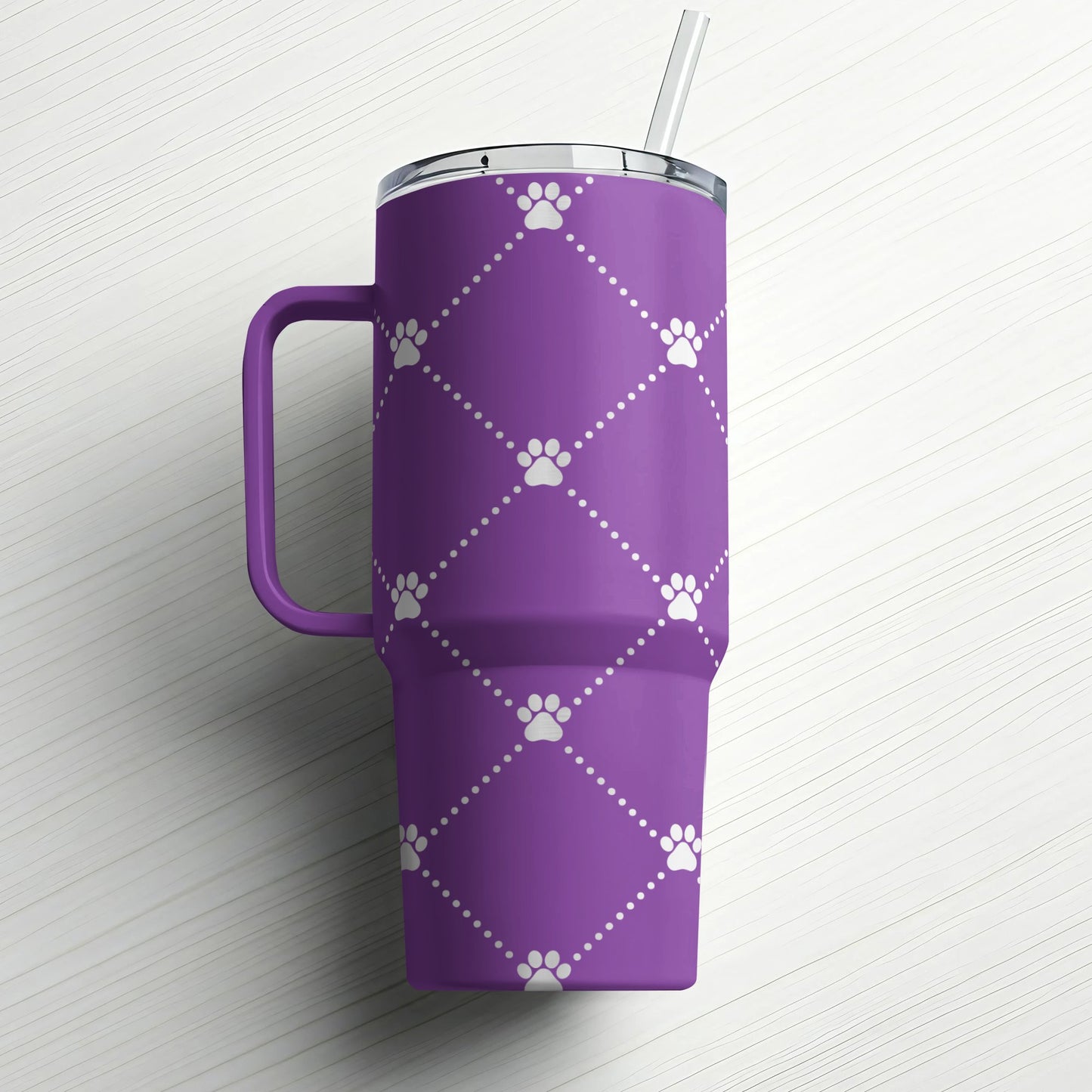 Paw Print Love Custom Laser Engraved |Stanley Tumbler
