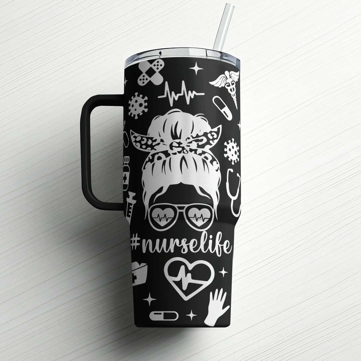 Nurse Life Custom Laser Engraved |Stanley Tumbler