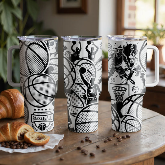 Basketball |Custom Laser Engraved Tumbler