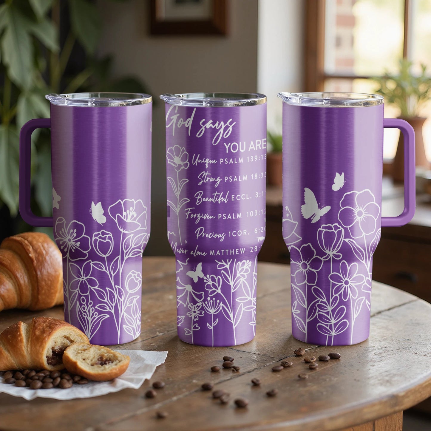 Inspirational Tumbler Custom Laser Engraved |Stanley Tumbler