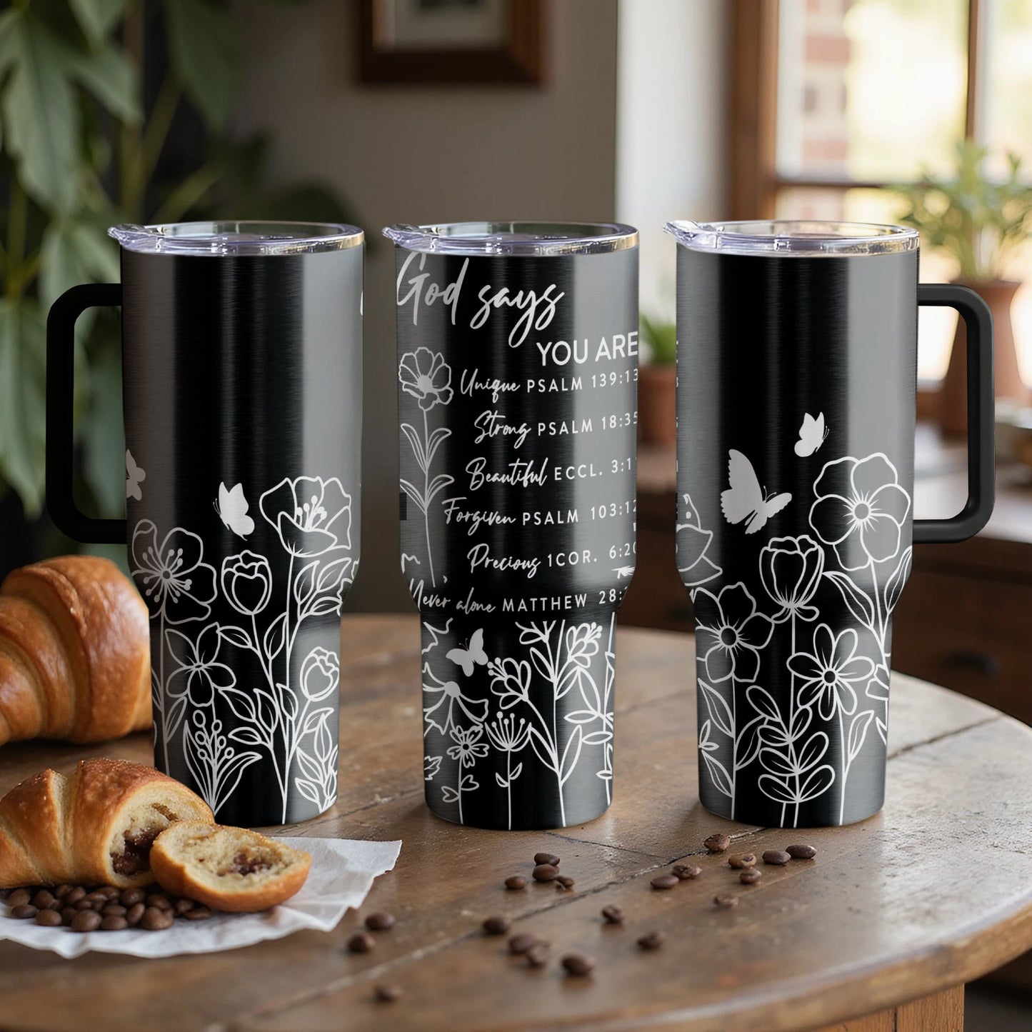 Inspirational Tumbler Custom Laser Engraved |Stanley Tumbler