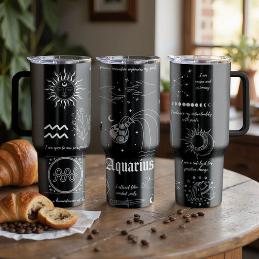 Zodiac Sign |Custom Laser Engraved Tumbler