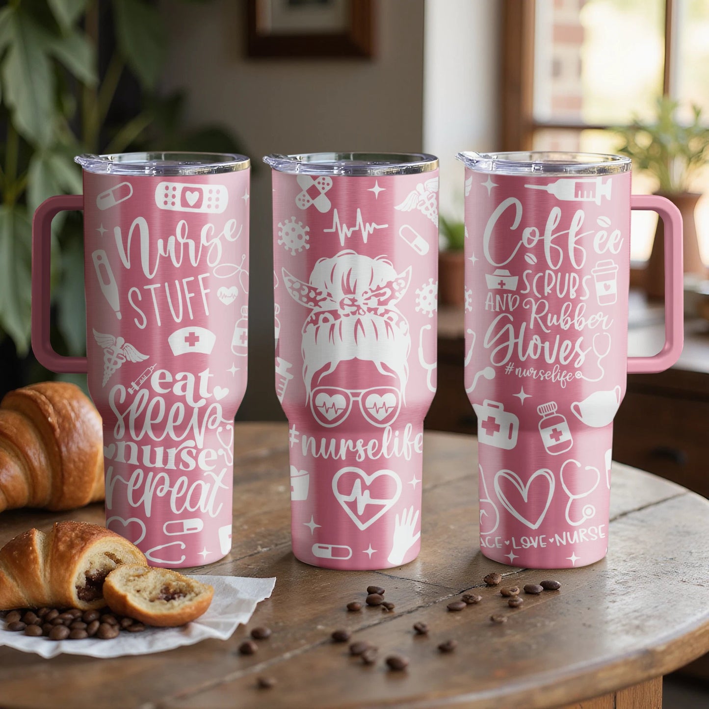 Nurse Life Custom Laser Engraved |Stanley Tumbler