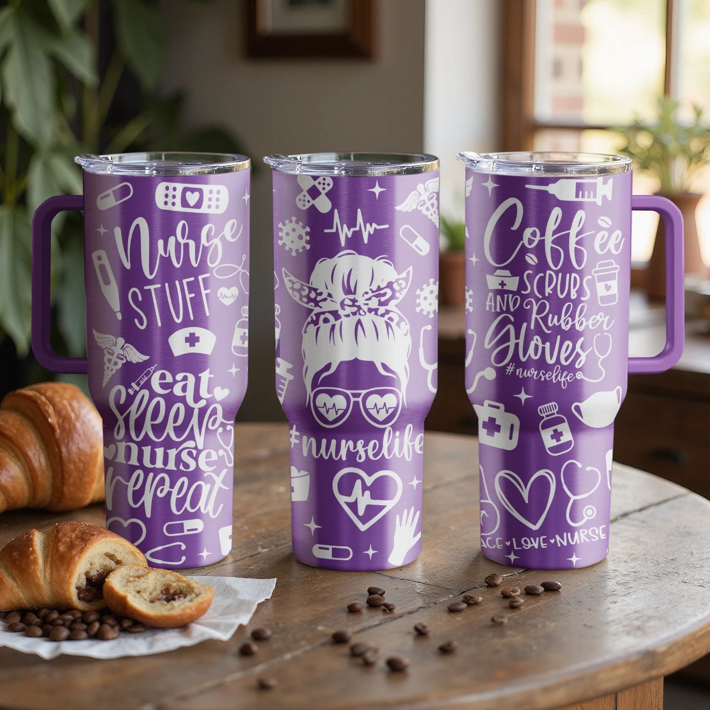 Nurse Life Custom Laser Engraved |Stanley Tumbler