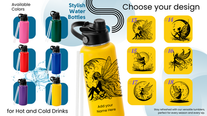 32oz Kids Water Bottle | Fairy