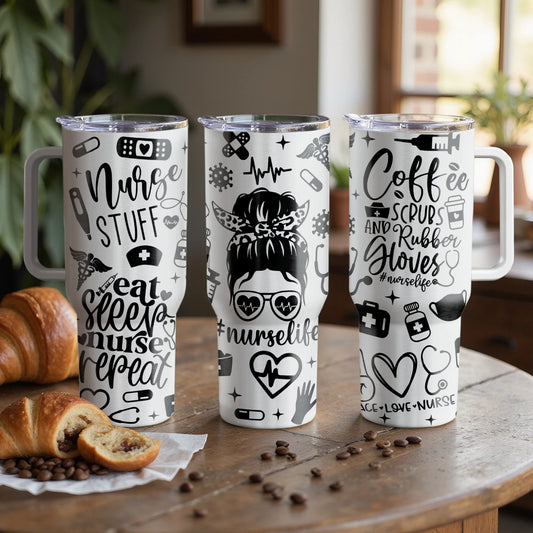 Nurse & Teacher Tumblers Collection– Engraved Designs for Everyday Heroes | Kintoir