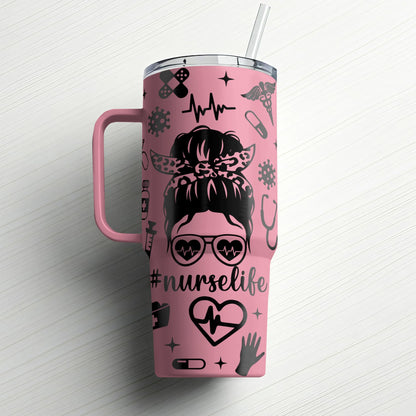 Nurse Life| Custom Laser Engraved Tumbler