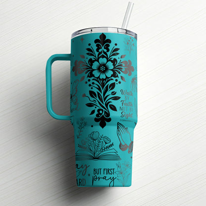 Walk by Faith |Custom Laser Engraved Tumbler