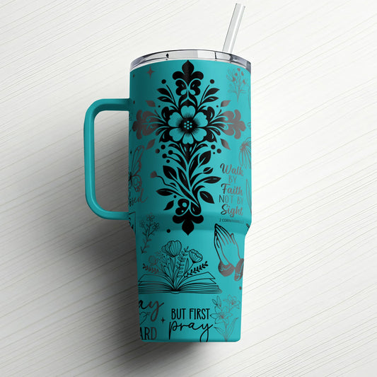 Walk by Faith |Custom Laser Engraved Tumbler