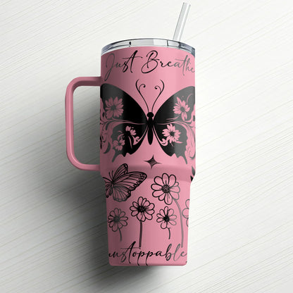 Just Breathe – Make Yourself a Priority | Custom Laser Engraved Tumbler
