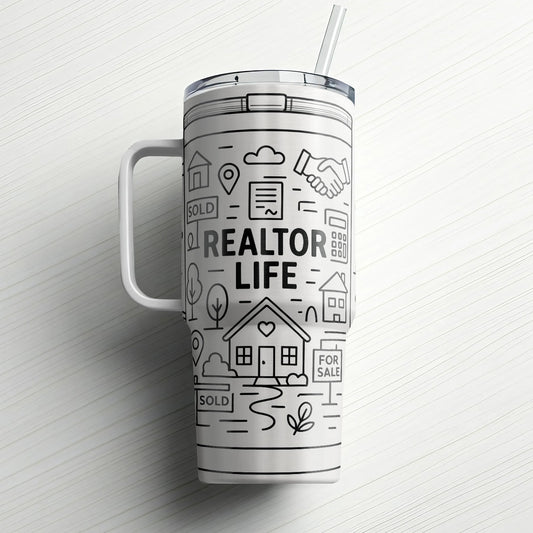Realtor Life Custom Laser Engraved |Stanley Tumbler