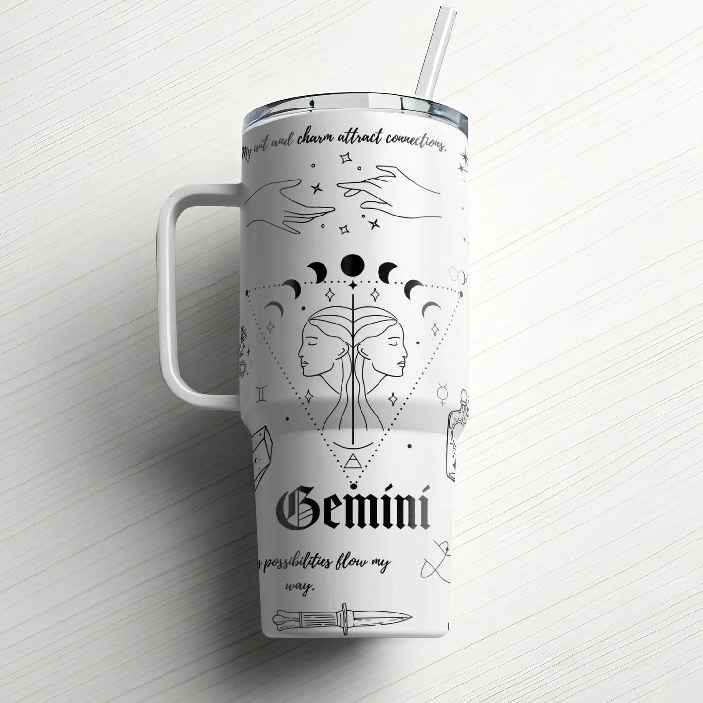 ✨ Zodiac Sign Custom Laser Engraved ✨|Stanley Tumbler
