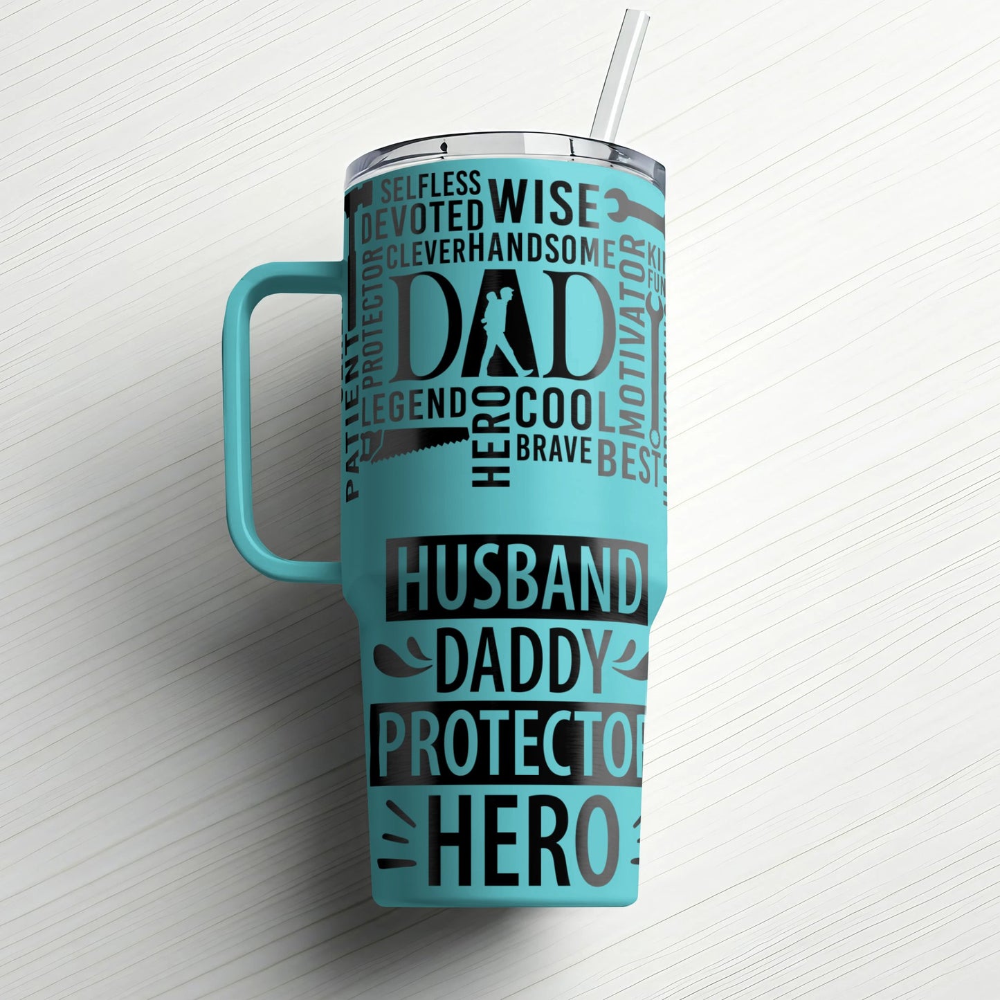 Dad Life Custom Custom Laser Engraved |Stanley Tumbler