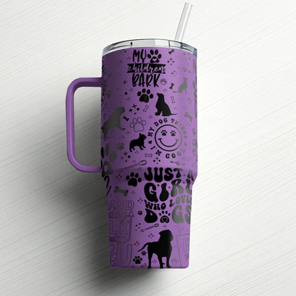 Just a Girl Who Loves Dogs| Custom Laser Engraved Tumbler