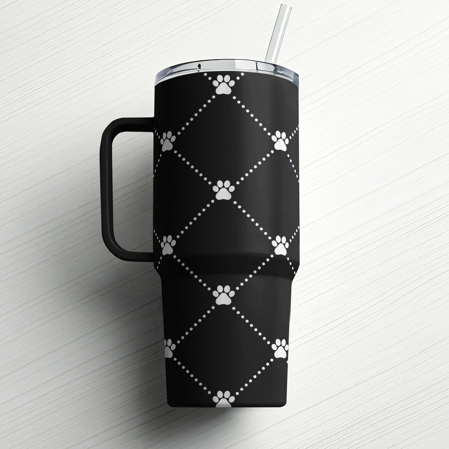 Paw Print Love Custom Laser Engraved |Stanley Tumbler