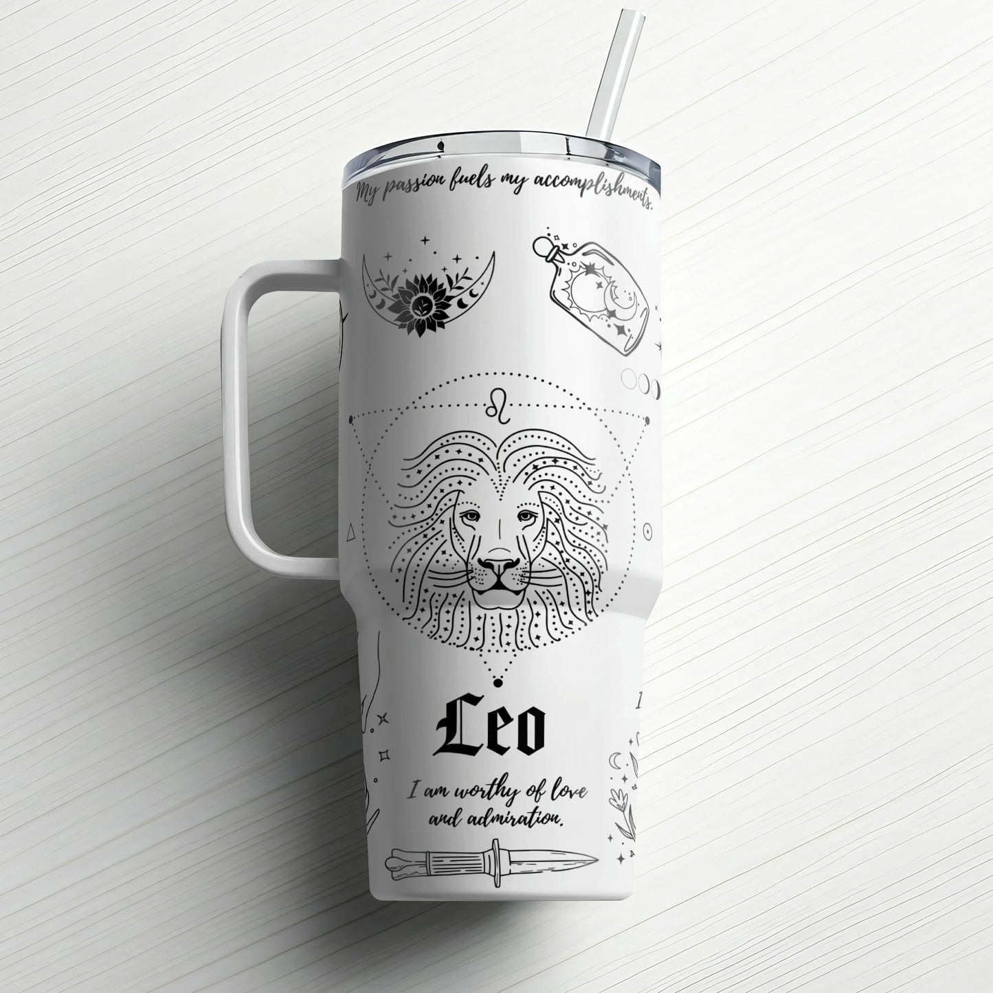 ✨ Zodiac Sign Custom Laser Engraved ✨|Stanley Tumbler