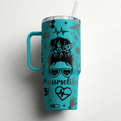 Nurse Life| Custom Laser Engraved Tumbler