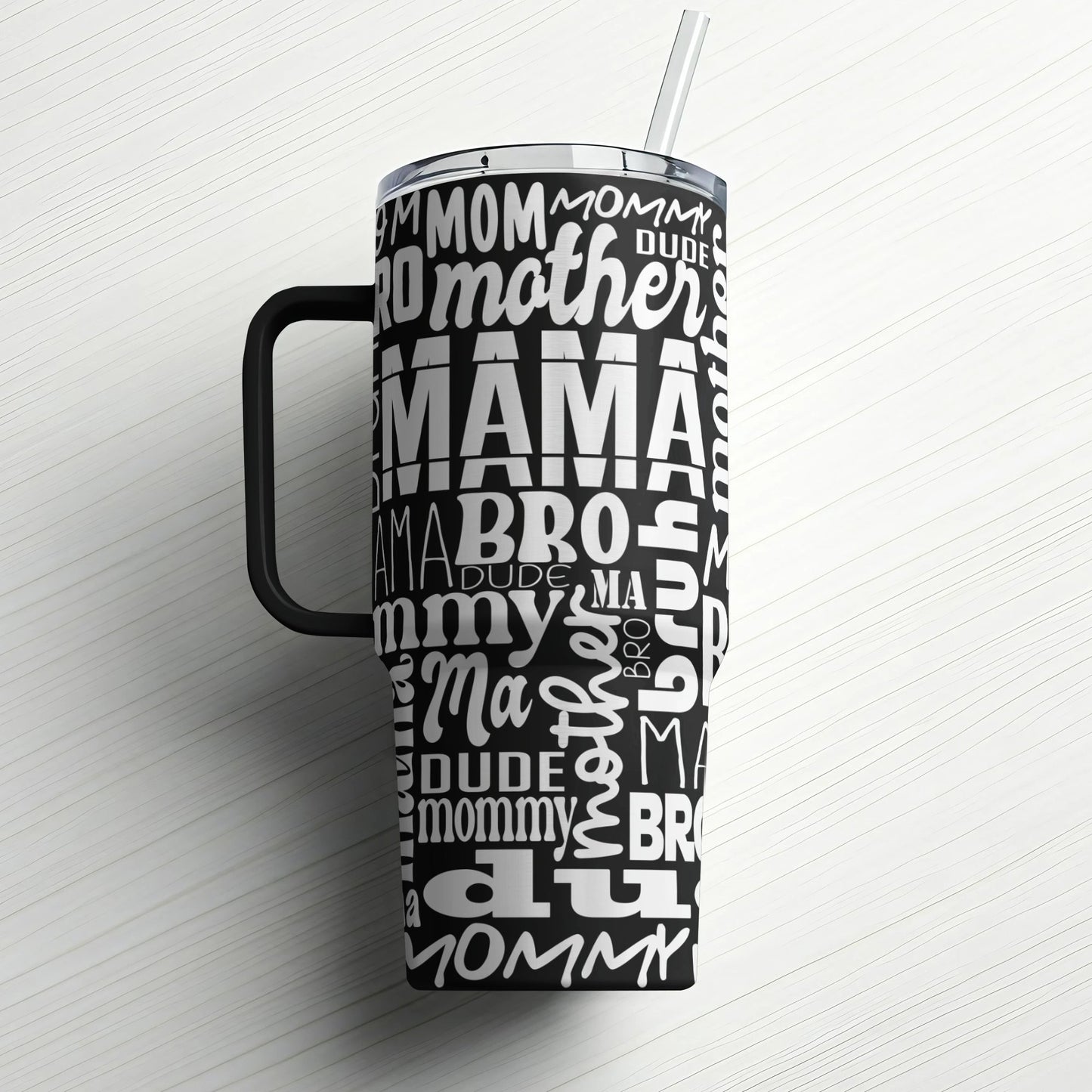 Mom Mama Bro Custom Laser Engraved |Stanley Tumbler
