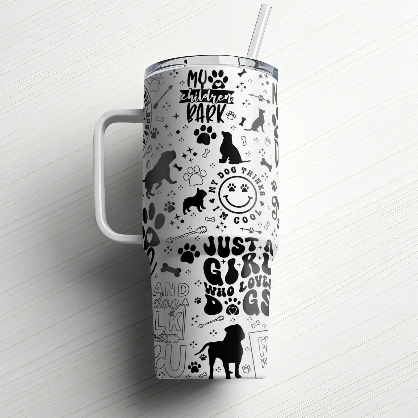 Just a Girl Who Loves Dogs| Custom Laser Engraved Tumbler