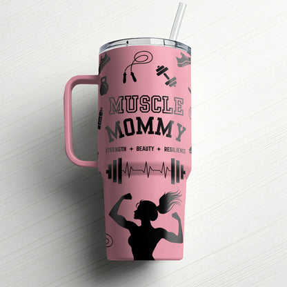 Muscle Mom|Custom Laser Engraved Tumbler