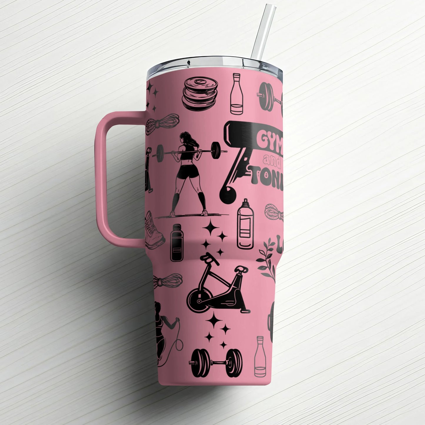 Gym & Tonic Custom Laser Engraved |Stanley Tumbler