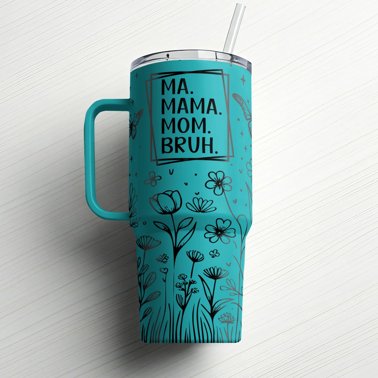 Mom Mama Bro Custom Laser Engraved |Stanley Tumbler