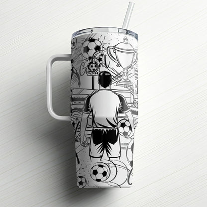 Soccer Life|Custom Laser Engraved Tumbler