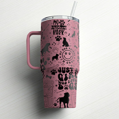 Just a Girl Who Loves Dogs| Custom Laser Engraved Tumbler