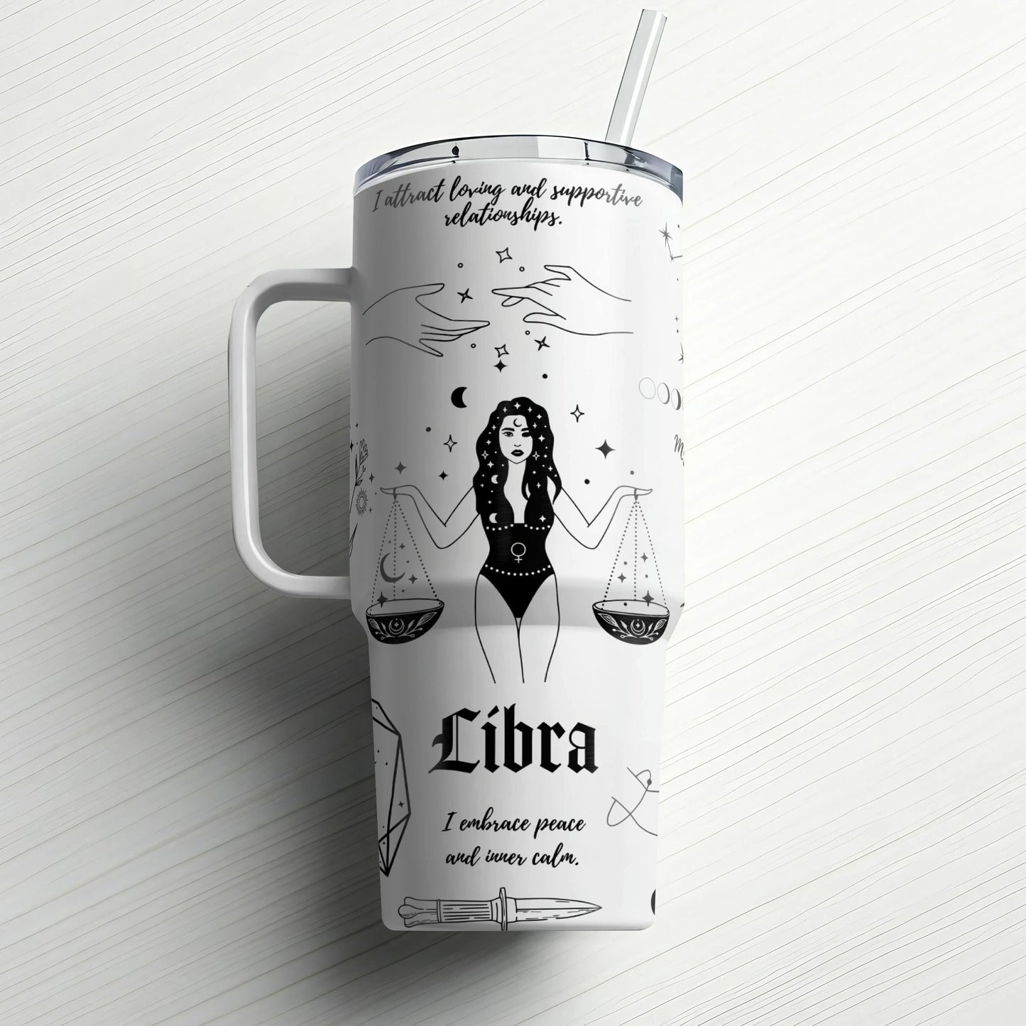 ✨ Zodiac Sign Custom Laser Engraved ✨|Stanley Tumbler