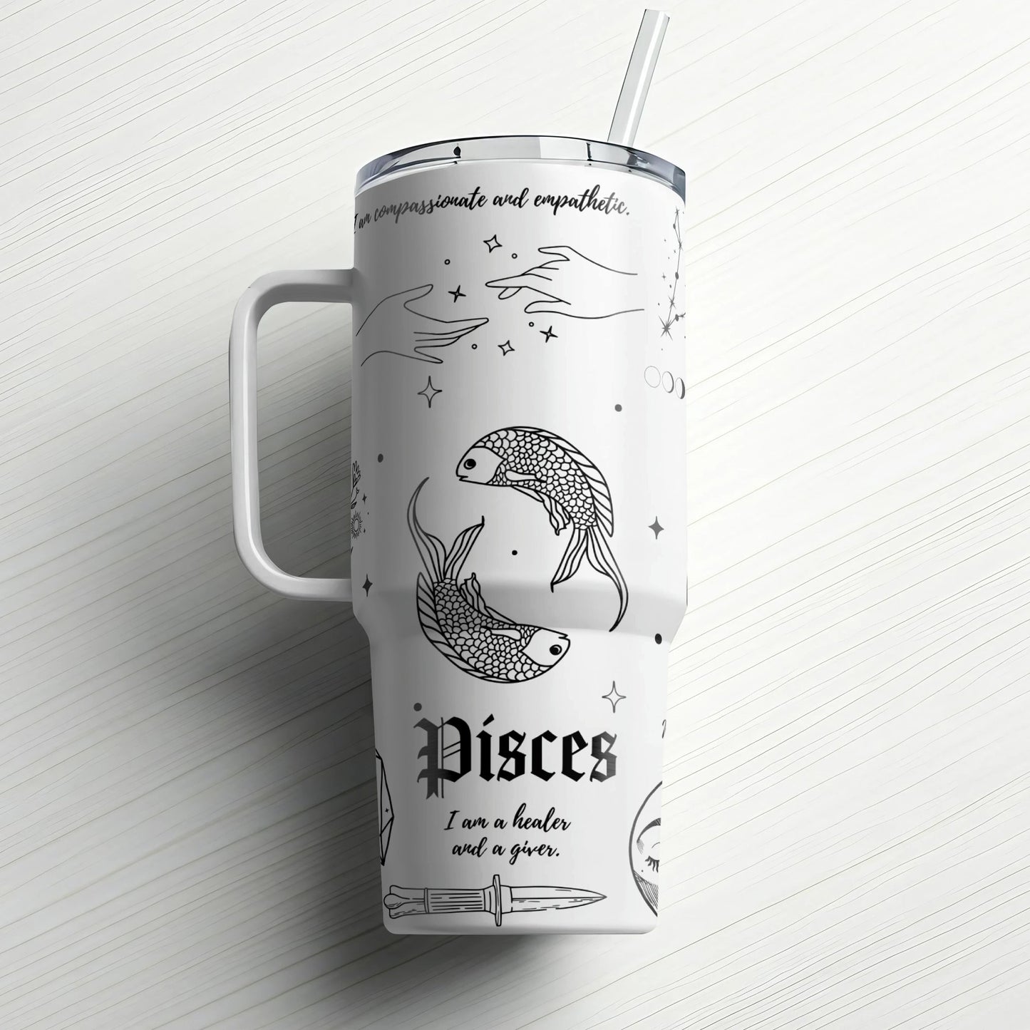 ✨ Zodiac Sign Custom Laser Engraved ✨|Stanley Tumbler