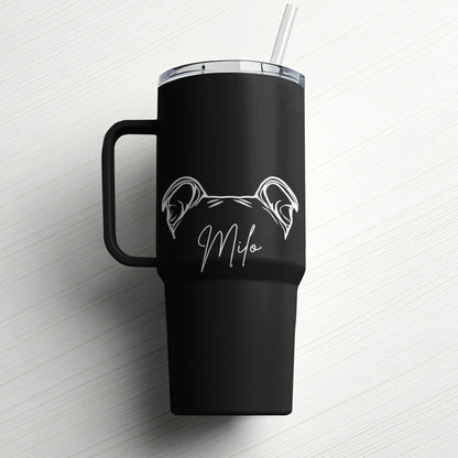 Dog Ears |Custom Laser Engraved Tumbler