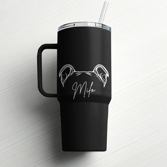 Dog Ears |Engraved Tumbler