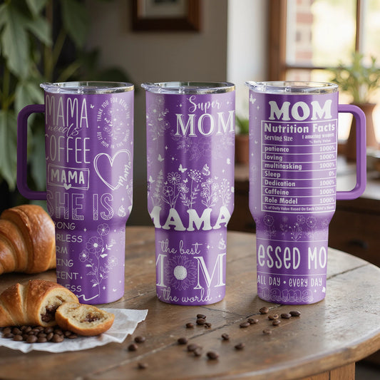 Super Mom, Mama|Custom Laser Engraved Tumbler