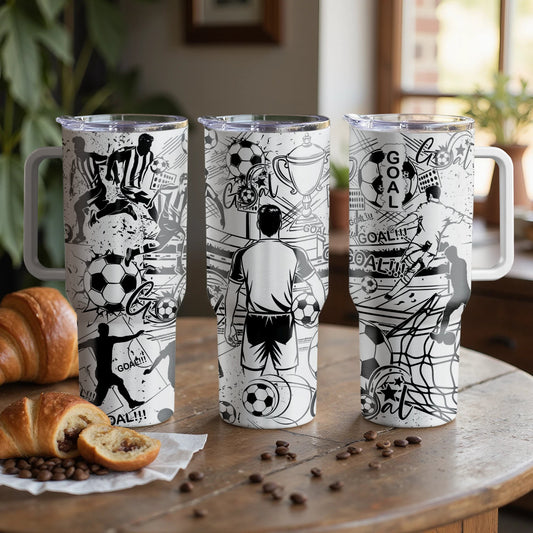 Soccer Life|Custom Laser Engraved Tumbler