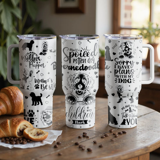 Spoiled Dog Life Custom Laser Engraved |Stanley Tumbler
