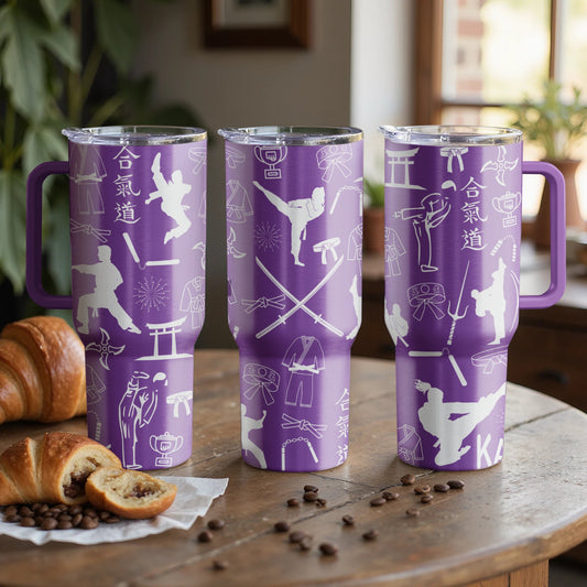 Karate Life Custom Laser Engraved |Stanley Tumbler