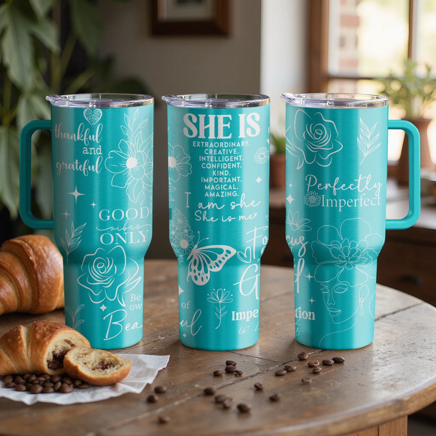 She Is Extraordinary|Custom Laser Engraved Tumbler