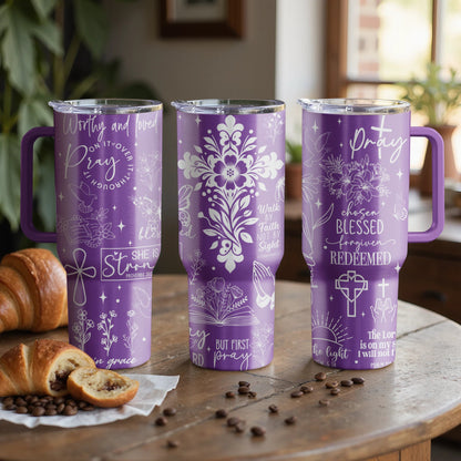 Walk by Faith |Custom Laser Engraved Tumbler