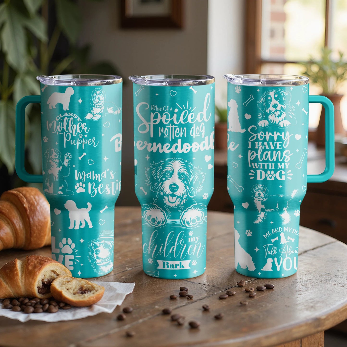 Spoiled Dog Life Custom Laser Engraved |Stanley Tumbler