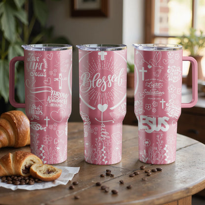 Blessed Faith-Inspired|Custom Laser Engraved Tumbler